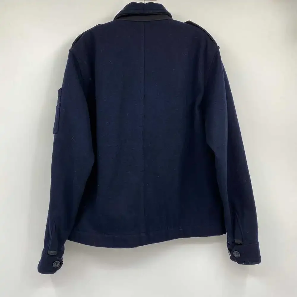 Polo by Ralph Lauren Navy Blue Wool Blend Coat | Men’s Size L